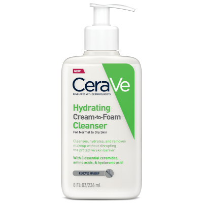 CeraVe Hydrating Cream to Foam Cleanser 236ML